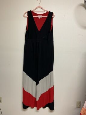 Studio I Red V-Neck Dress